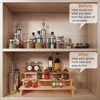 JinDoWin 3 Tiered Spice Rack Organizer - Image 4