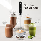 Zulay Kitchen Rechargeable Milk Frother Handheld - Image 3