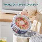 vancasso 36 oz Ceramic Bowls - Image 8