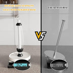White Paper Towel Holder Countertop, One-Handed Tear, Stainless Steel, Weighted - Image 5