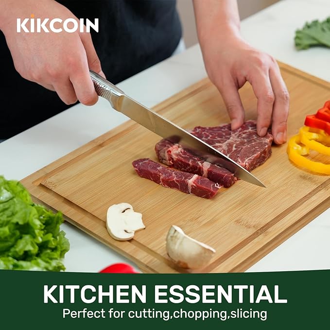 Kikcoin 24”×18” Bamboo Cutting Boards - Image 2