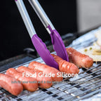 U-Taste Kitchen Tongs, 7/9/12 inches Cooking Tongs, - Image 4