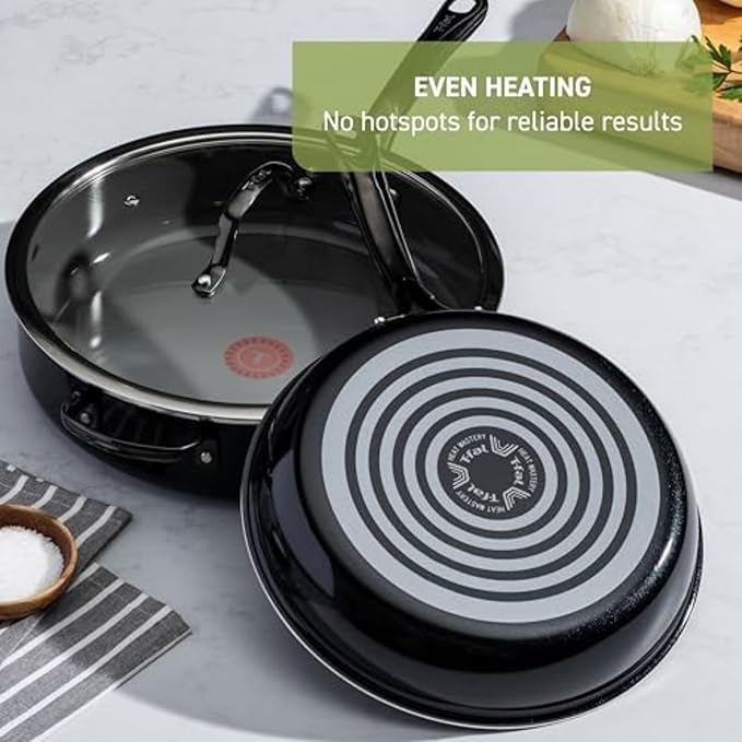T-fal Preserve Ceramic, Non stick Cookware Set 13-Piece, Oven & Broiler Safe up - Image 7