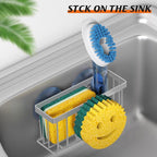 MURLONG Sponge Holder Smiley Face, Sink Caddy, Kitchen Organizer - Image 5