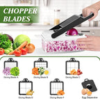 HomeHacks Vegetable Chopper Vegetable Cutter, 15 in 1 Kitchen Gadget, Onion - Image 2