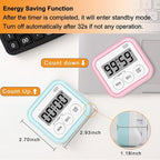 Timer, Kitchen Timers for Cooking Classroom Timer for Kids Teachers Magnetic - Image 5