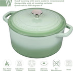VORRINGARD Enameled Cast Iron Dutch Oven Pot - Image 3