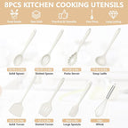 TeamFar 8 PCS Silicone Cooking Utensils - Image 2