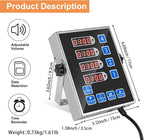 Precision Kitchen Timers for Cooking – 4 Channel Commercial Kitchen Timer - Image 3