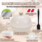 6QT Enameled Cast Iron Dutch Oven - Image 3