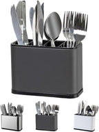 LIBODOUR Utensil Holder, Stainless Steel Caddy Counter, Spoon holder, 4 by ModernandFarmhouseUtensilHolder
