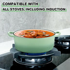 E-far 5QT Oval Dutch Oven Pot - Image 4