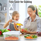 8 Blade All-in-1 Vegetable Chopper Mandoline Slicer - Image 9
