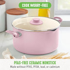 GreenLife 6QT Ceramic Nonstick Stockpot - Image 2