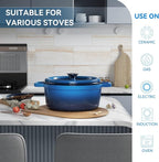 Miereirl 6.5 Quart Enameled Dutch Oven Pot - Image 4