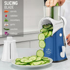 Zulay Kitchen Rotary Cheese Grater 5 Blade Cheese Shredder - Image 5