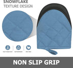 1 Pair Short Oven Mitts - Image 5