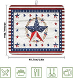 4th of July Patriotic Dish Drying Mat - Image 2
