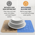 Silicone Drying Mat 16 × 12 – Royal Blue Non-Slip Sink Mat - Image 9