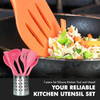 Chef Craft - Premium Silicone Kitchen Tools and Utensils Set, Non-Scratch - Image 5