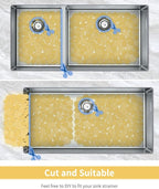Bligli Pebble Sink Mat for Stainless Steel/Ceramic Sinks, 2 Pack PVC Sink - Image 3