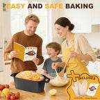 7QT Oval Dutch Oven for Sourdough Bread Baking, Pre-Seasoned Cast Iron Bread Pan - Image 2