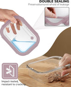 5-Pack Borosilicate Glass Containers - Image 3