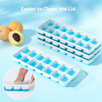 Ice Cube Trays 4 Pack, Airabc Silicone Ice Cube Trays - Image 7