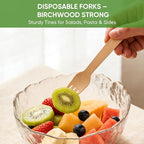 Disposable Wooden Utensils Set, Compostable Utensils, Disposable Cutlery - Image 5