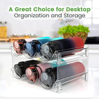 spospo Water Bottle Organizer for Cabinet, 3 Pack Water Bottle Organization and - Image 5