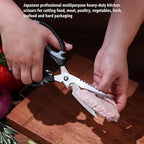 BoFuYuan Kitchen Scissors, 9-Inch Heavy Duty Multipurpose Food Cutting Shears - Image 3