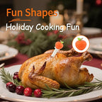 CloudHand Meat Turkey Pop Up Timer & Flavor Injector Set, Turkey Thermometer - Image 6