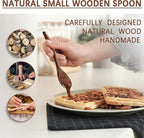 6 PCS Wooden Spoons for Honey, 6.7 inch Small Wooden Spoons - Image 5