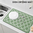 WISELIFE Dish Drying Mat Super Absorbent Drying Mat Large Dish Drying Mats - Image 7