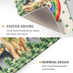 Funny Dog Dish Drying Mats for Kitchen Countertop Large Microfiber Absorbent - Image 3