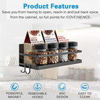 Magnetic Spice Rack, Thipoten Strong Magnetic Shelf - Image 2