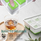 Optish Large Ice Cube Molds, 3 Pack Whiskey Square Ice Molds, 1.8 Inch Big Ice - Image 5