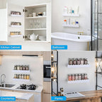 10 inch Spice Rack Wall Mounted, 4 Pack Spice Organizer Shelf - Image 4