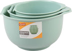 Glad Mixing Bowls with Pour Spout, BPA Free, Dishwasher Safe Plastic | Kitchen - Image 4