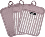 Alselo Silicone Pot Holders Set of 3 Heat Resistant & Non Slip Potholders - Image 9