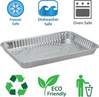 Aluminum Pans Half Size Cookie Sheet 100 Count Durable Nonstick Baking Sheets - Image 5