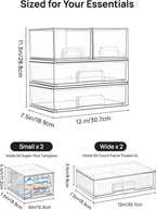 Vtopmart Stackable Storage Drawers Set of 4, Laundry Room Organization - Image 2