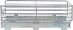 Household Essentials Glidez Chrome-Plated Steel Extended Depth 1-Tier Sliding - Image 9