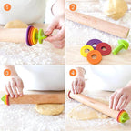 Rolling Pin with Thickness Rings - Image 4