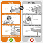ZOINLIY Pull Out Cabinet Organizer, Versatile Slide Out Kitchen Organizers and - Image 6