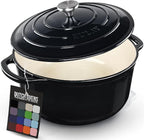 Zulay Kitchen 7.7 Quart Enameled Cast Iron Dutch Oven Pot by ZulayKitchen