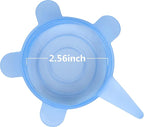 SLSON 6 Pack Pet Food Can Cover Stretchable 1 Fit 3 Universal Size Silicone Can - Image 2
