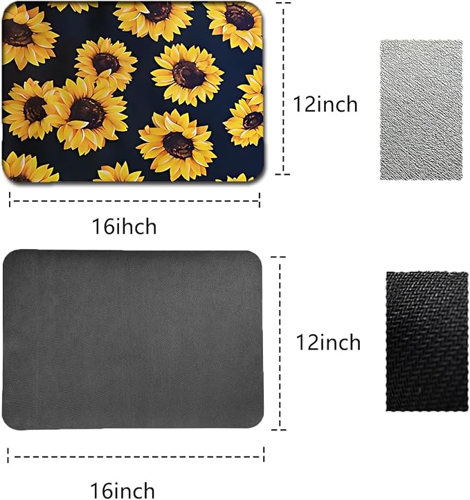 Dish Drying Mat Foldable Fall Kitchen Drying Mat Absorbent Sink Mat - Image 6