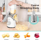 X Home Rotary Cheese Grater for Kitchen, Shredder - Image 3