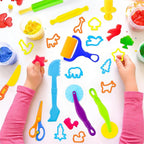 Dough Tools for Kids, 47-Piece Kids Clay and Dough Tool Kit– Includes Roller - Image 5